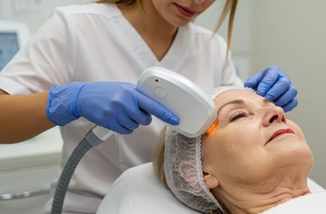 Rejuvenescimento facial com laser ou luz pulsada (IPCA)